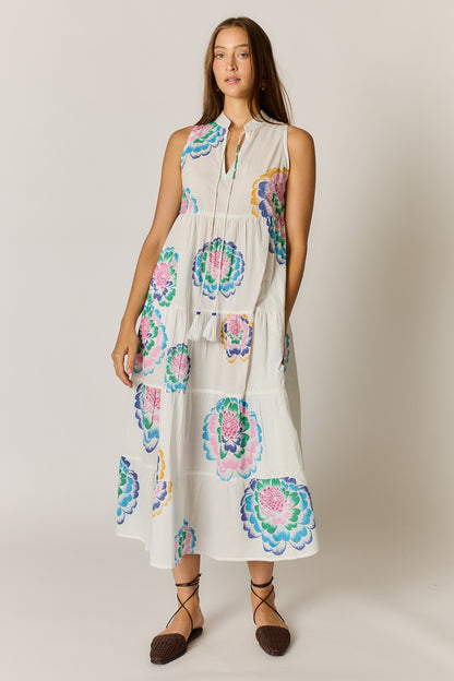 Neon Fleur Maxi White