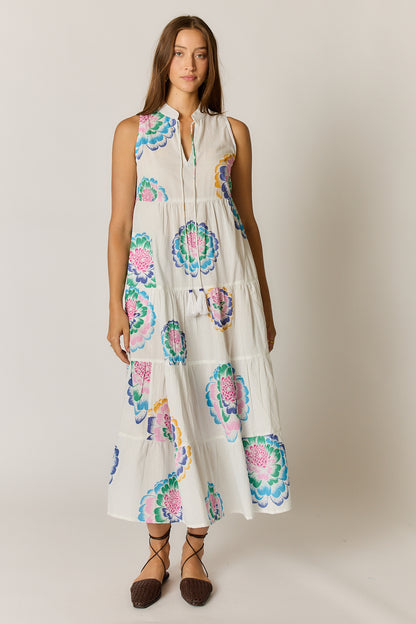 Neon Fleur Maxi White