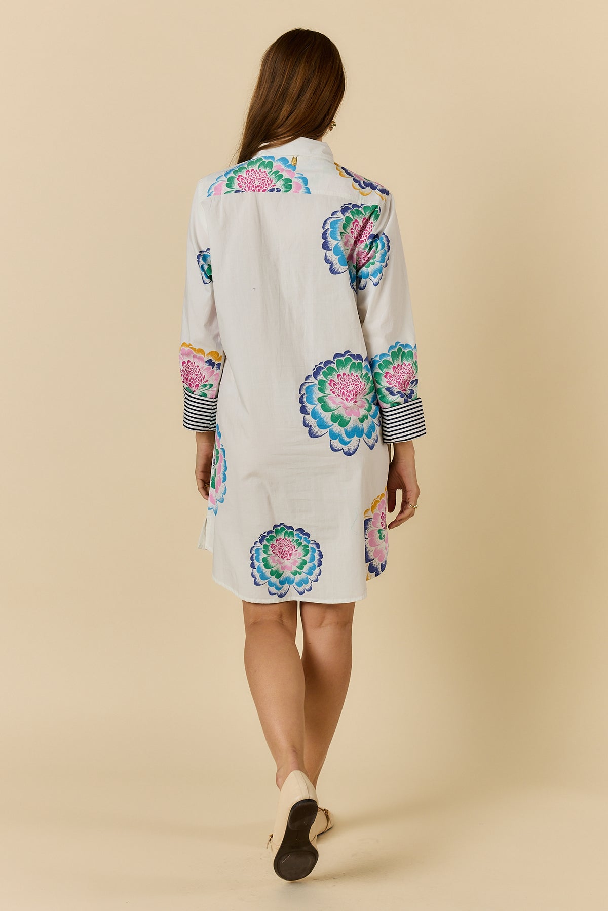 Neon Fleur Shirtmaker White