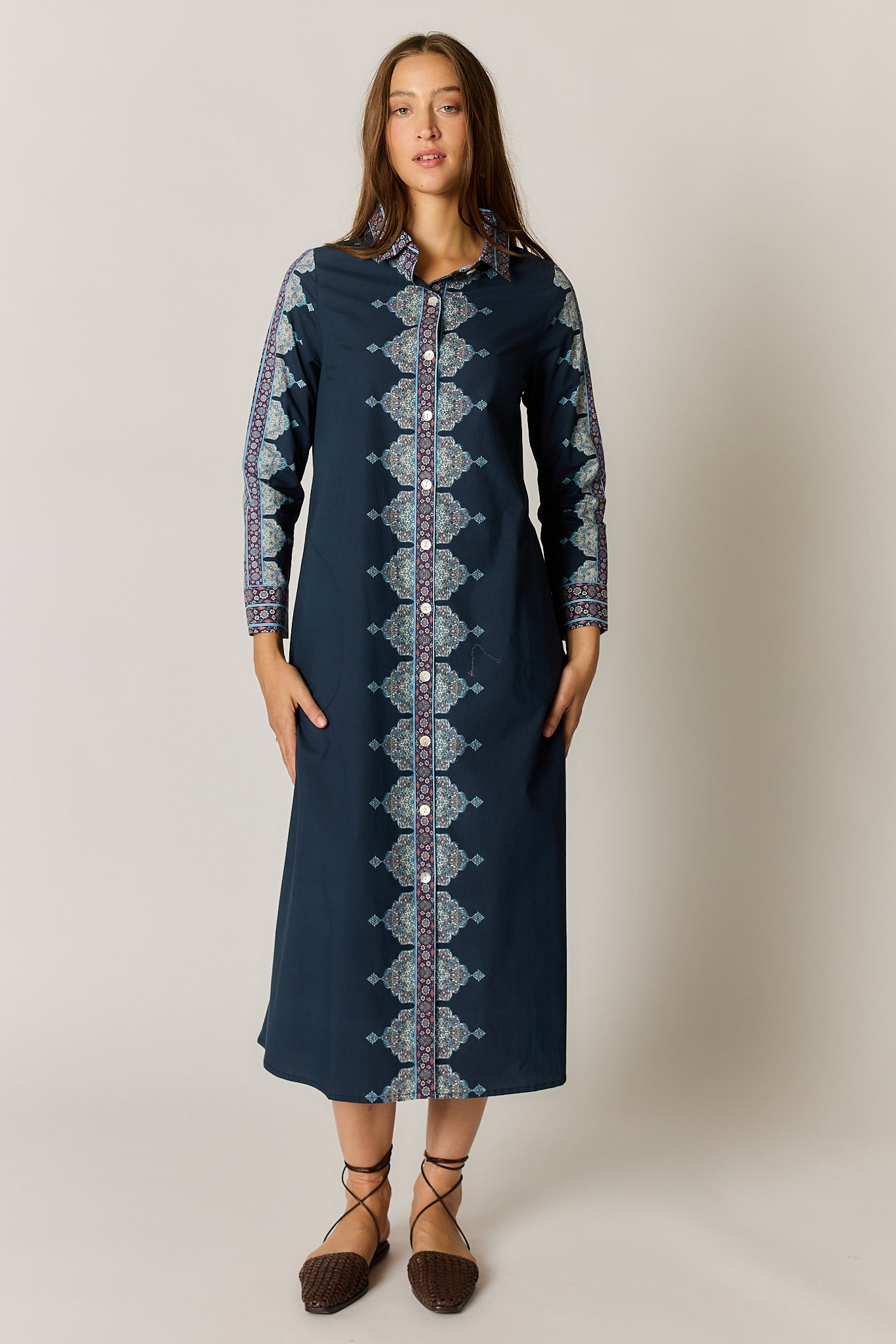 PAOLINA DRESS NAVY
