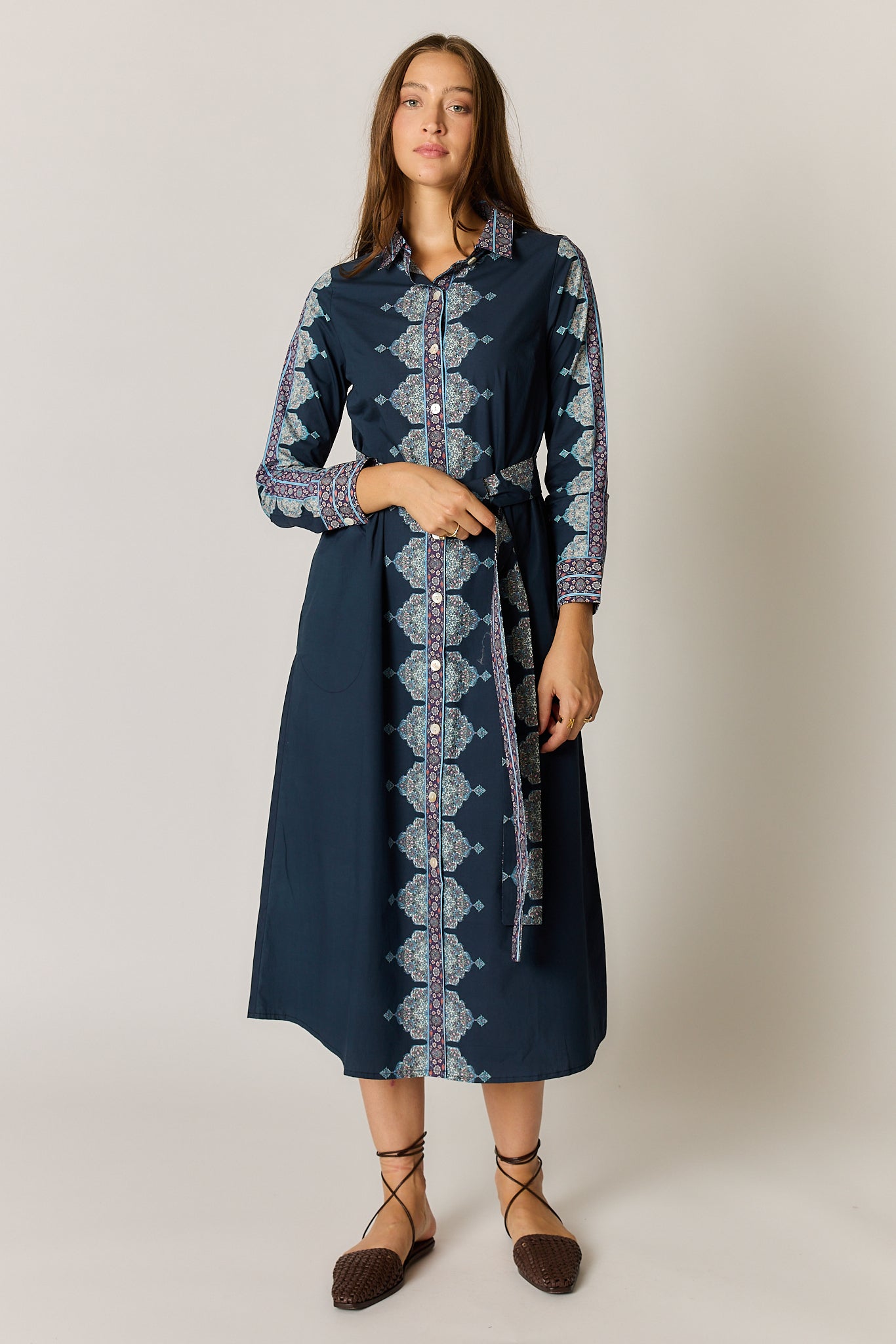PAOLINA DRESS NAVY