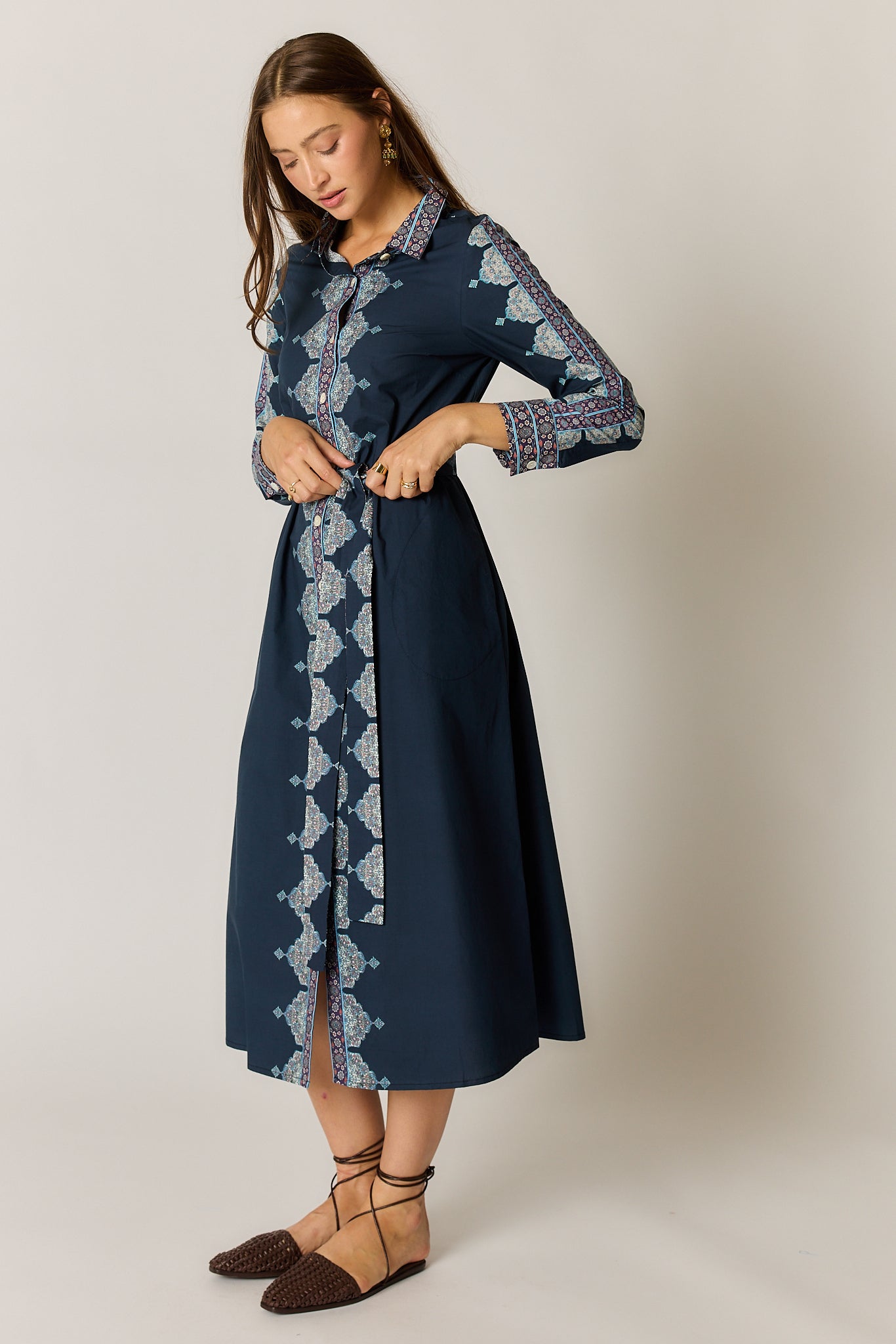 PAOLINA DRESS NAVY