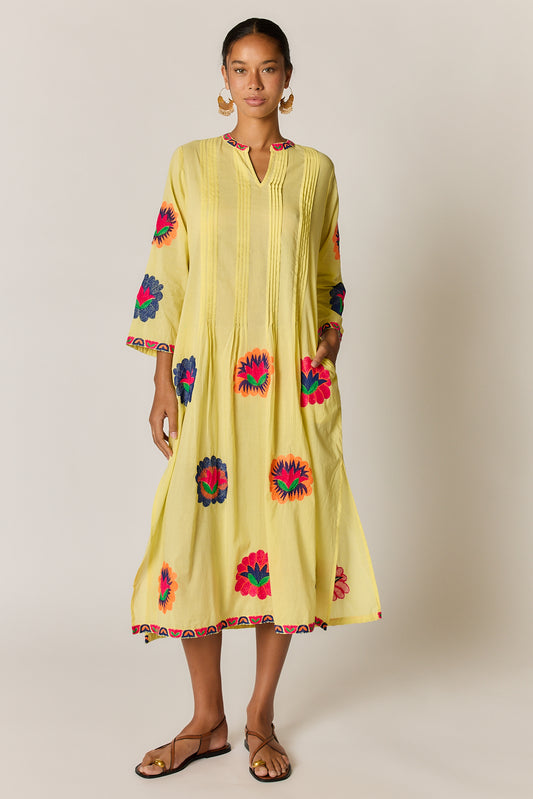 Posey Kaftan Lemon