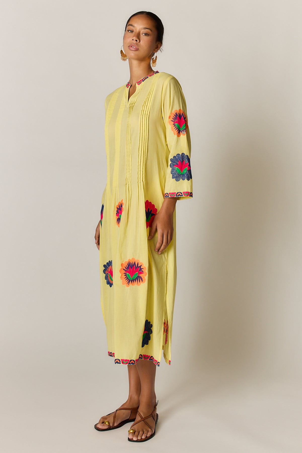 Posey Kaftan Lemon