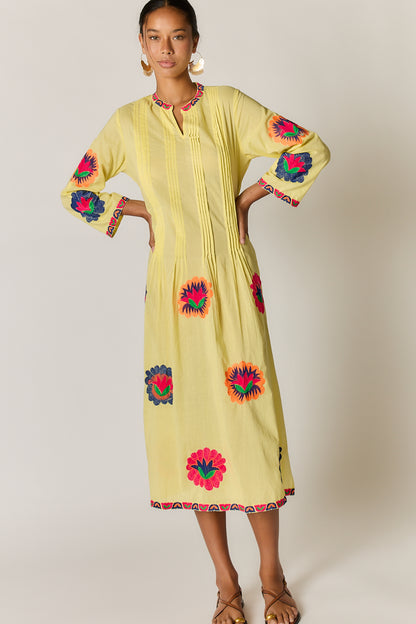 Posey Kaftan Lemon