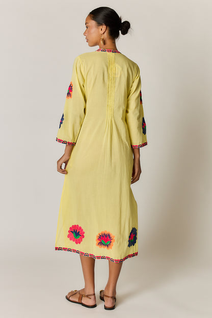 Posey Kaftan Lemon