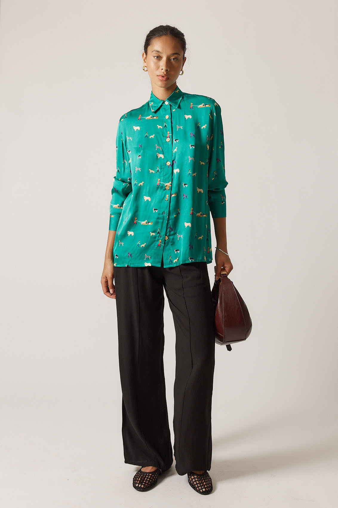 Puppy Love Shirt Emerald