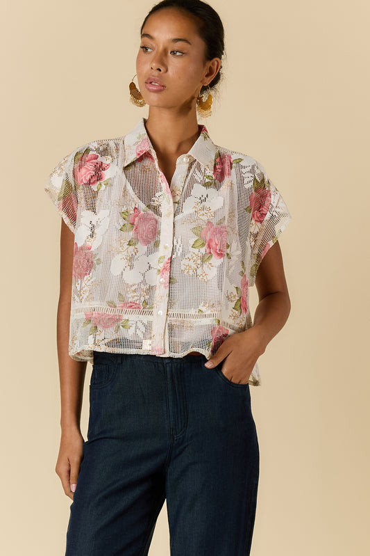 ROSE SHIRT WHITE