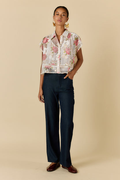 ROSE SHIRT WHITE