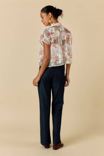 ROSE SHIRT WHITE