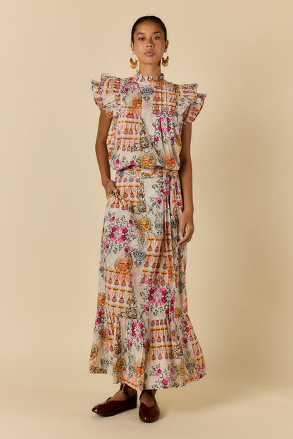 ROSETTA SKIRT GOLD