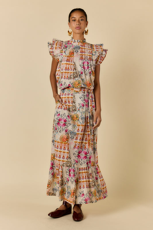 ROSETTA SKIRT GOLD