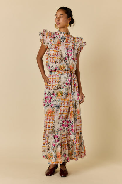 ROSETTA SKIRT GOLD