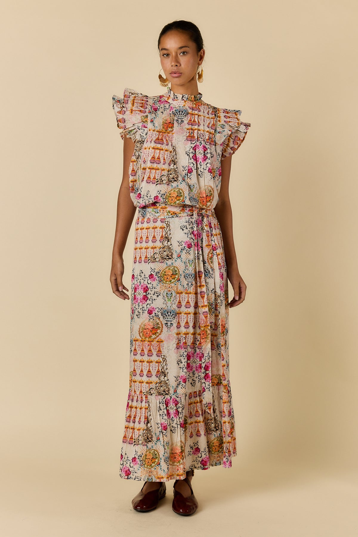 ROSETTA SKIRT GOLD
