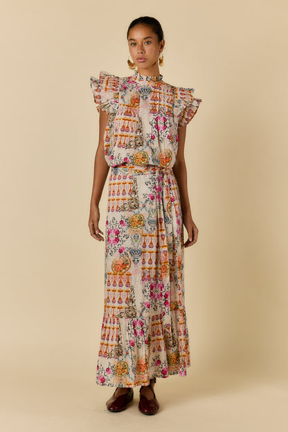 ROSETTA SKIRT GOLD