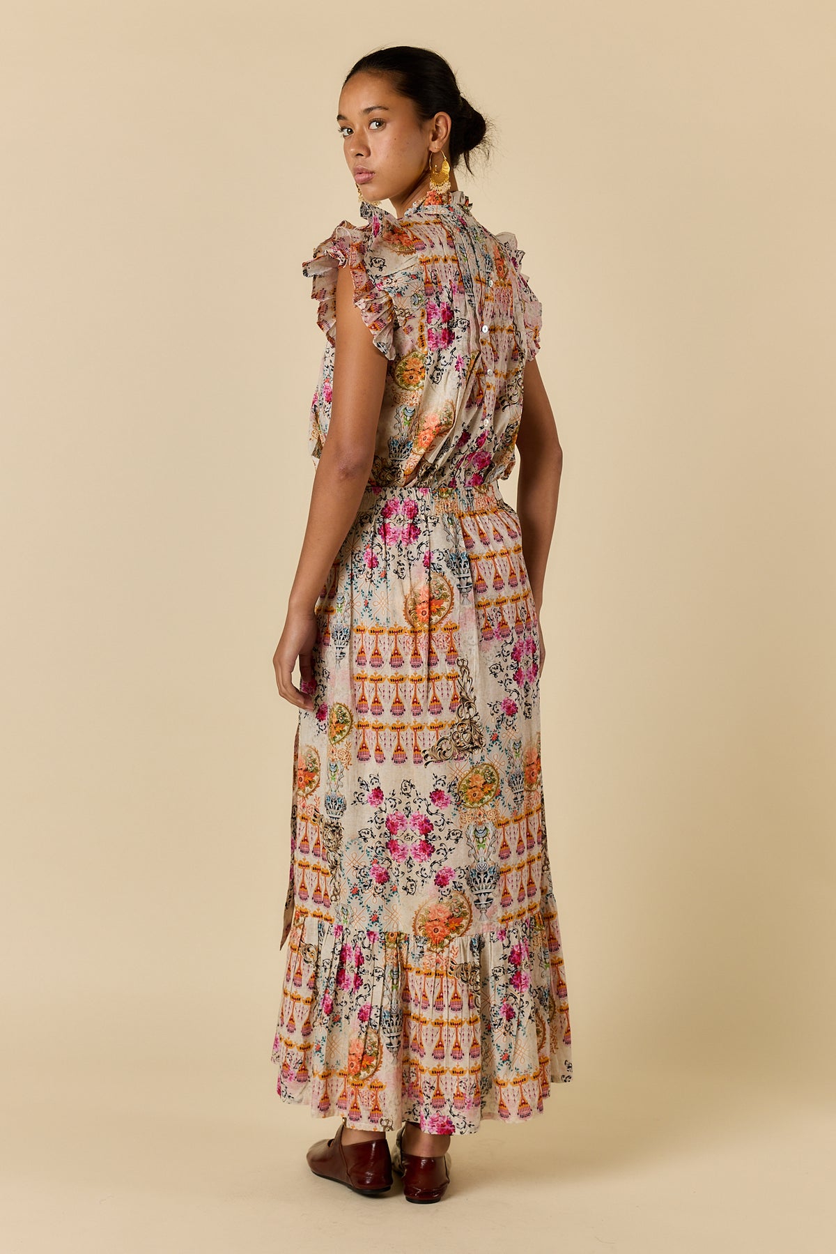 ROSETTA SKIRT GOLD