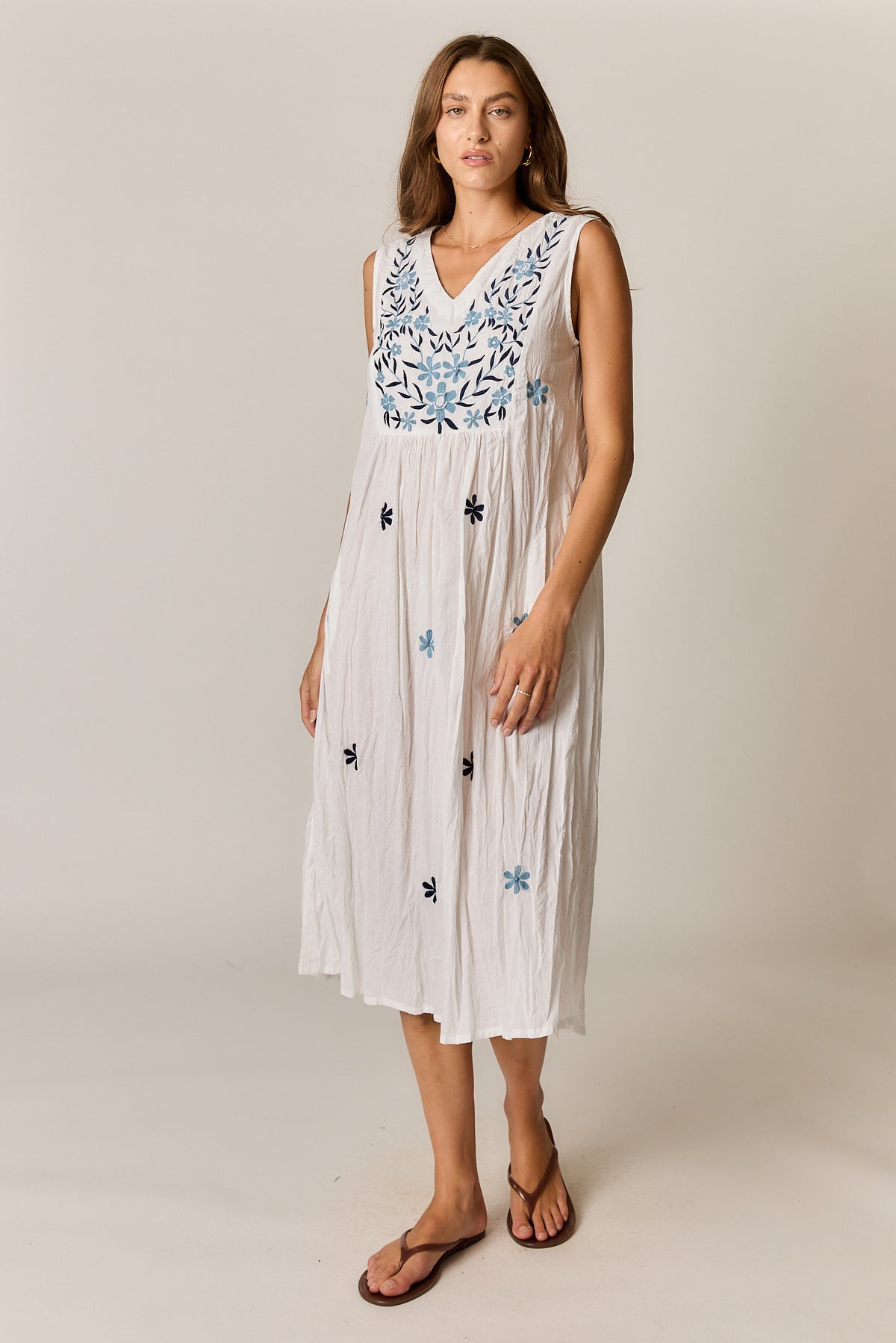 Sasha Sundress White