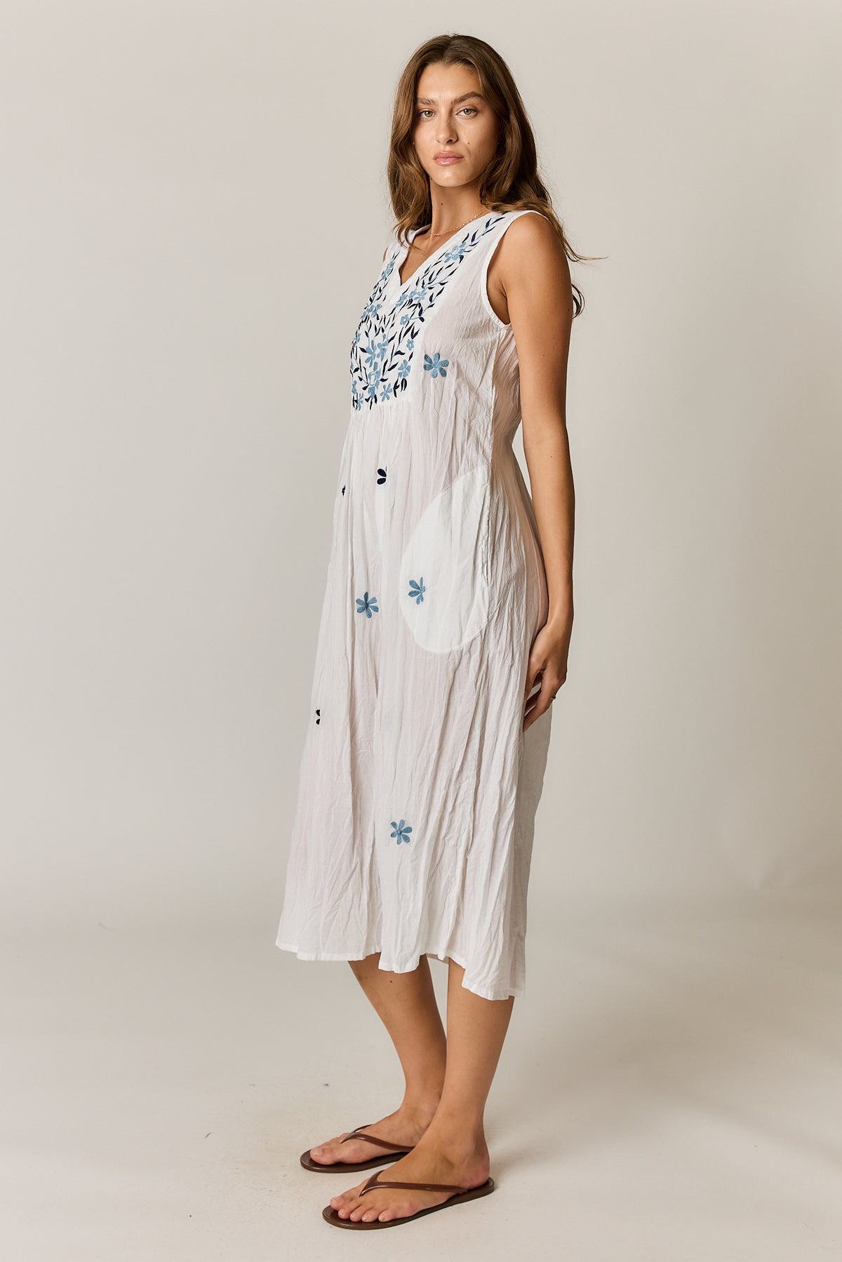 Sasha Sundress White