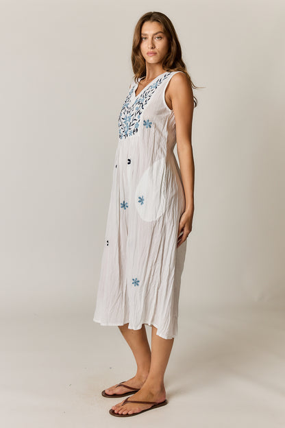 Sasha Sundress White