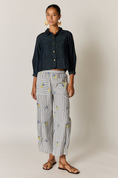 ST TROPEZ PANT STRIPE