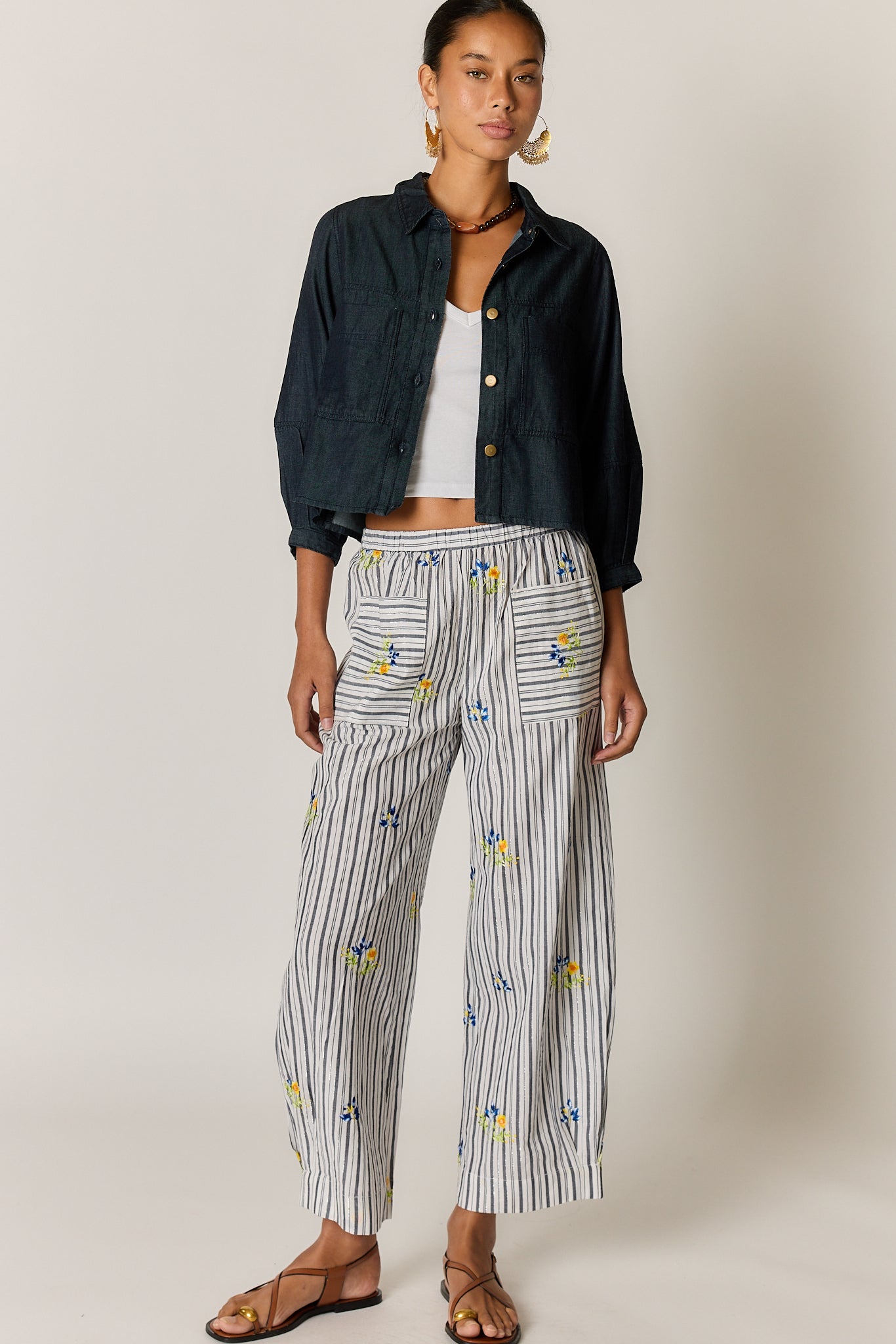ST TROPEZ PANT STRIPE