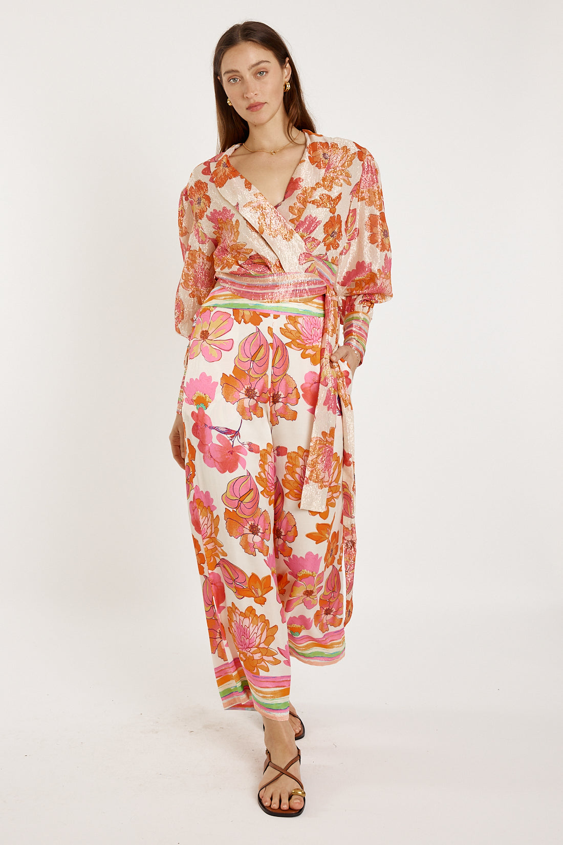 Sunrise Wrap Shirt Pink