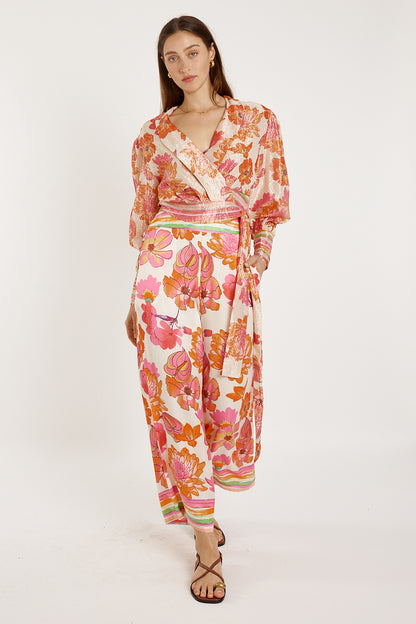 Sunrise Wrap Shirt Pink