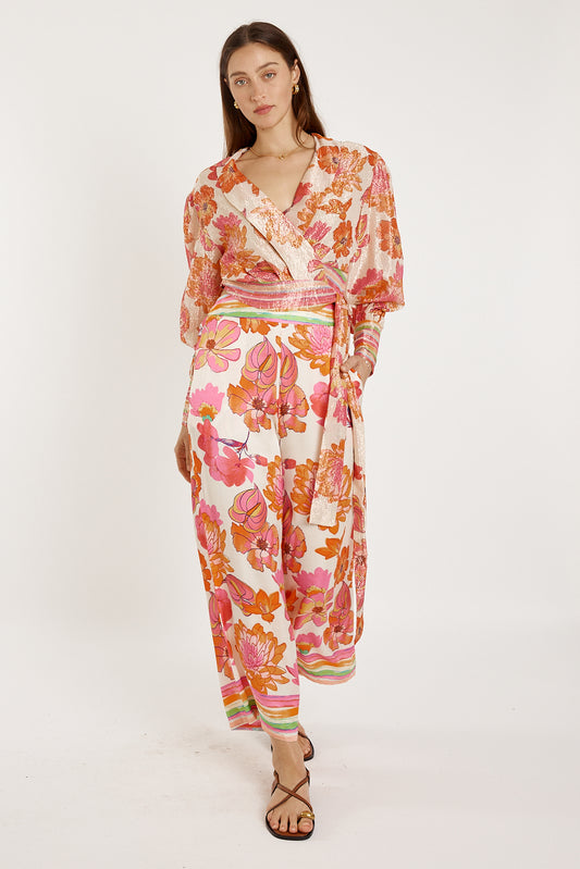 Sunrise Wrap Shirt Pink