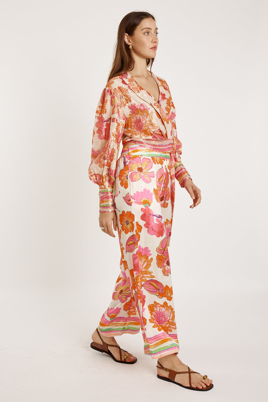 Sunrise Wrap Shirt Pink