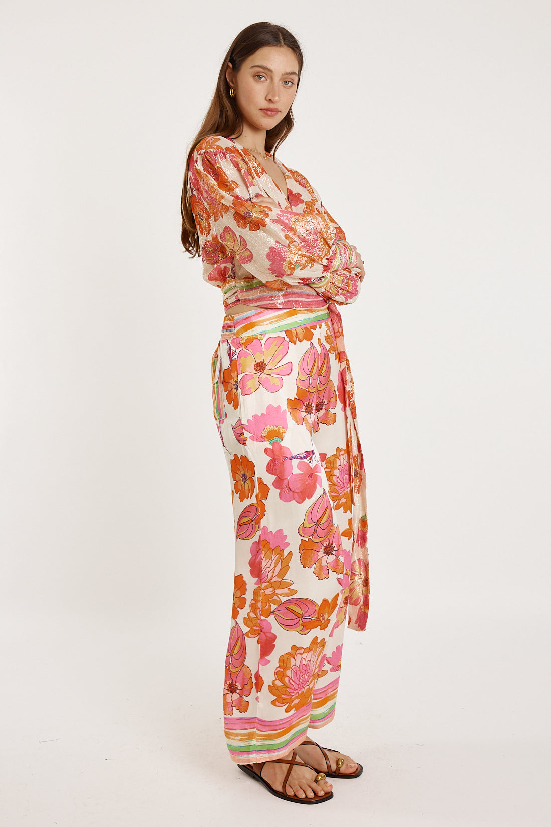 Sunrise Wrap Shirt Pink