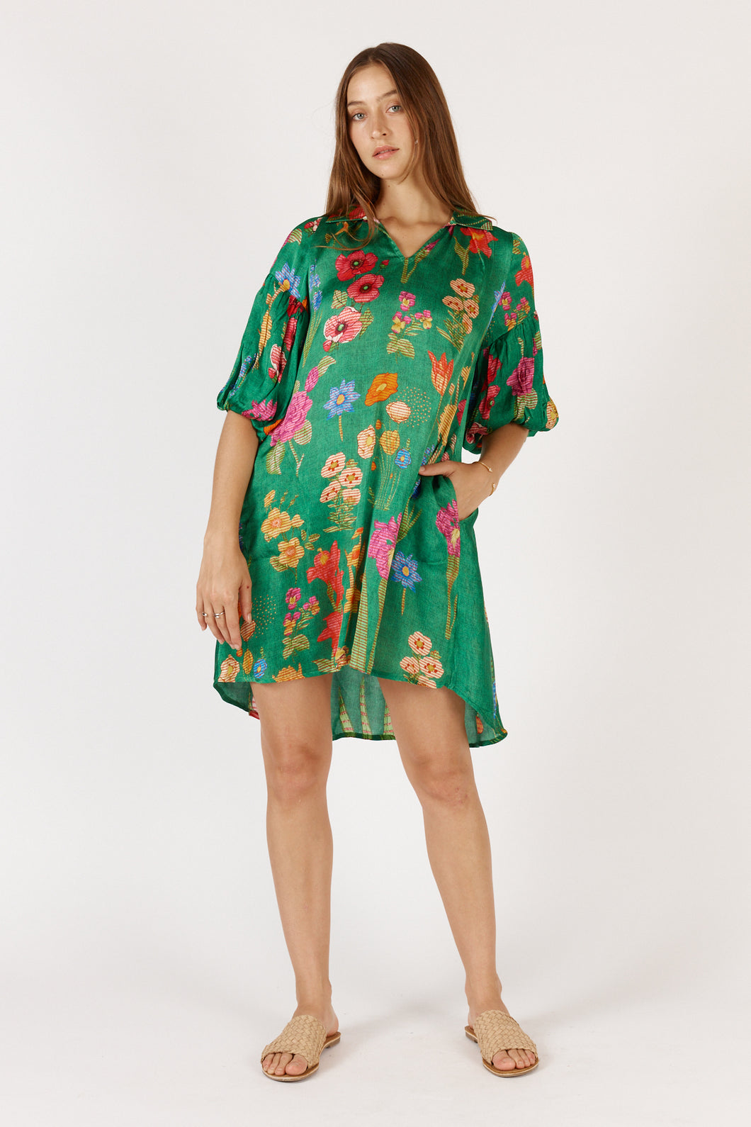 Tea Dress Emerald