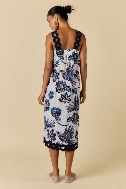 TUCAN STRAP MIDI BLUE