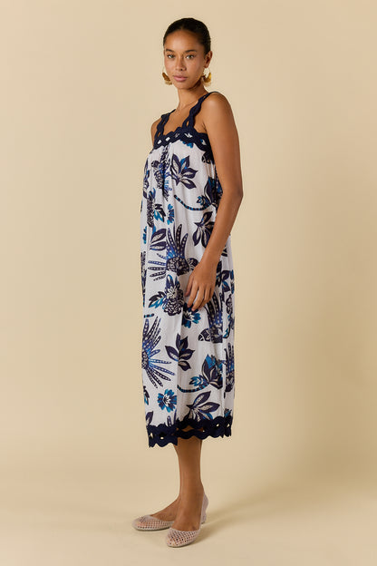 TUCAN STRAP MIDI BLUE