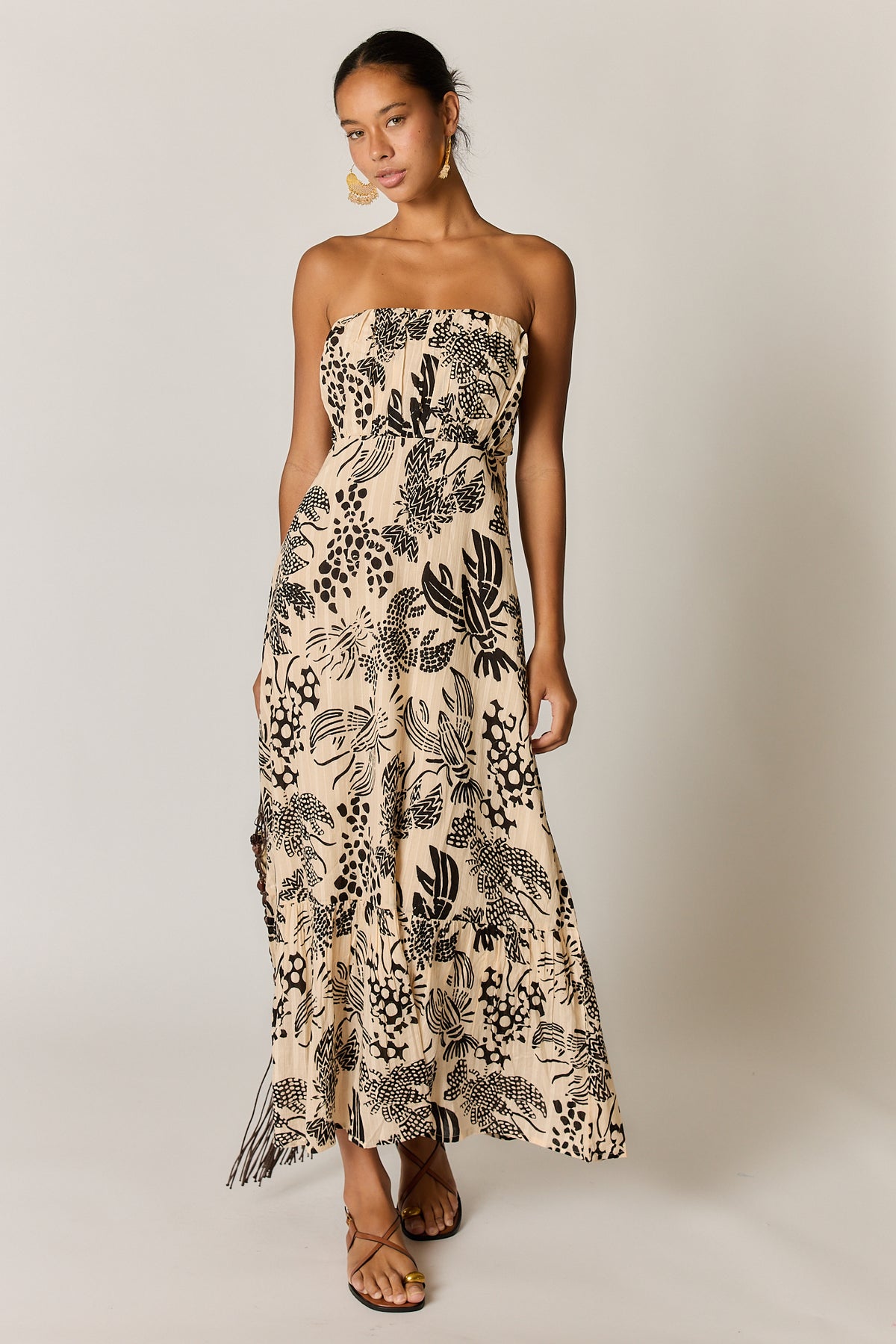 Under Sea Strapless Black