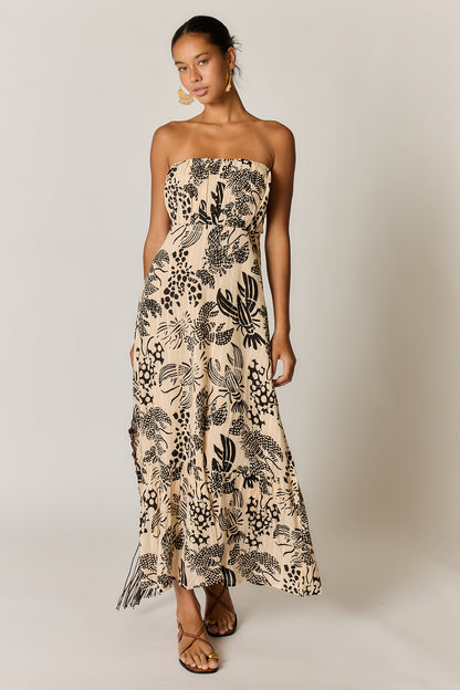 Under Sea Strapless Black