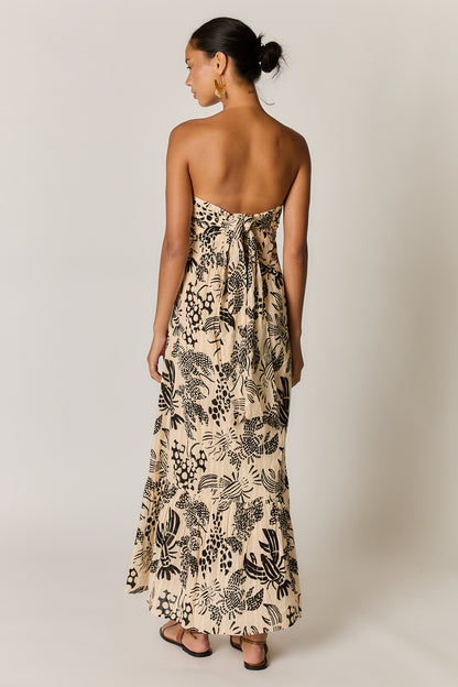 Under Sea Strapless Black