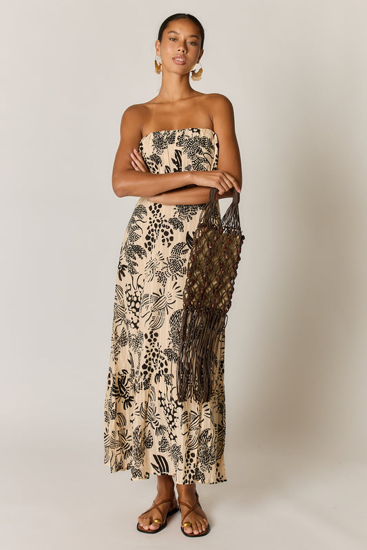 Under Sea Strapless Black