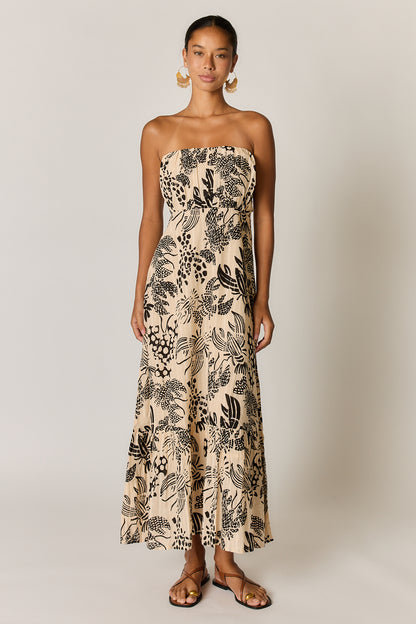 Under Sea Strapless Black