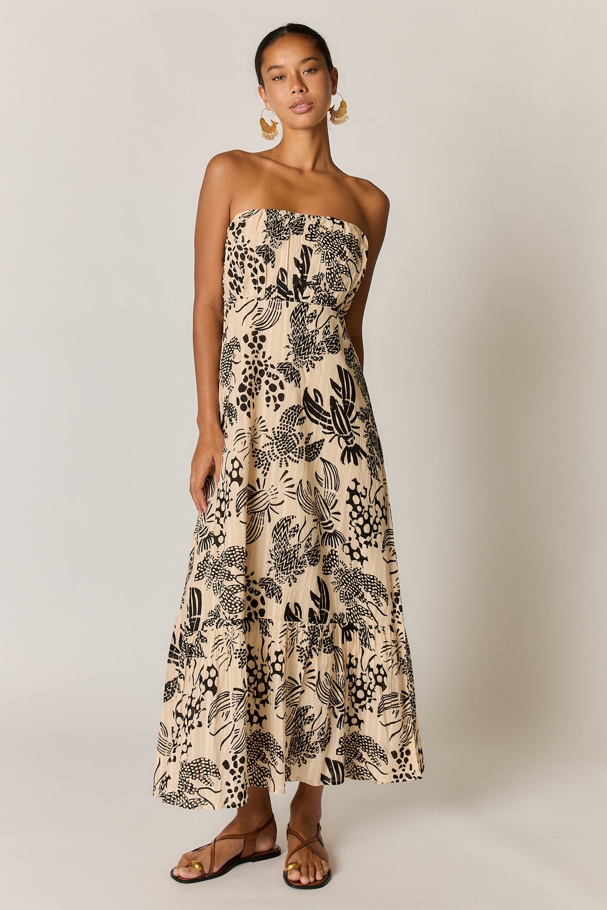 Under Sea Strapless Black