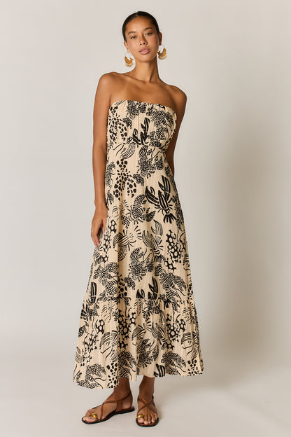 Under Sea Strapless Black