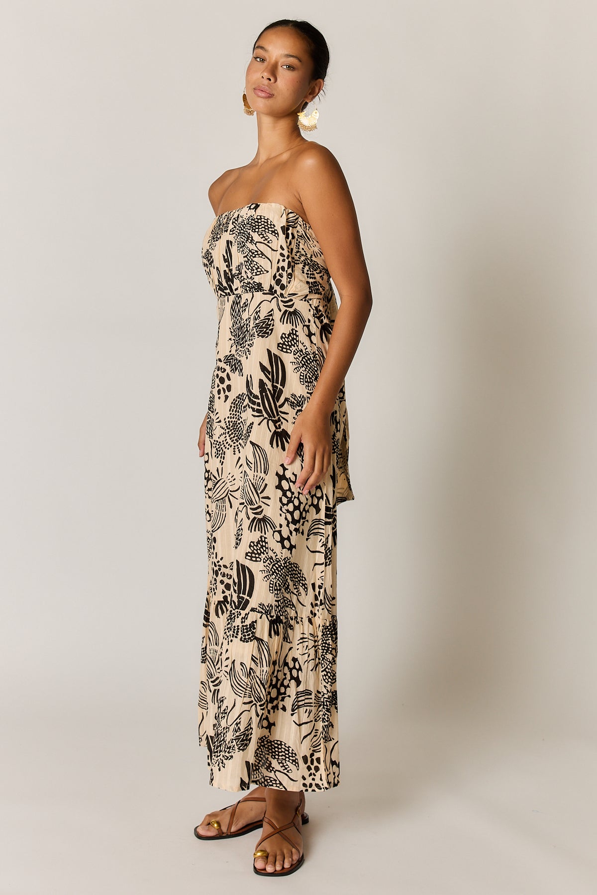 Under Sea Strapless Black