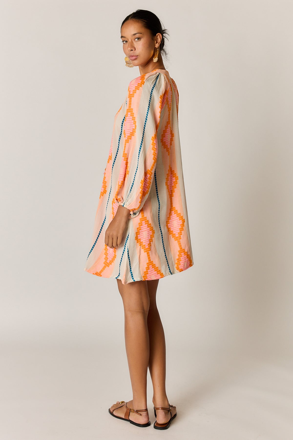 Zeinert Tunic Dress Orange