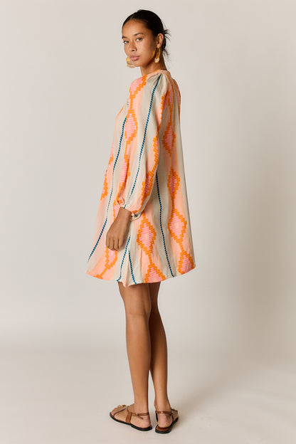 Zeinert Tunic Dress Orange