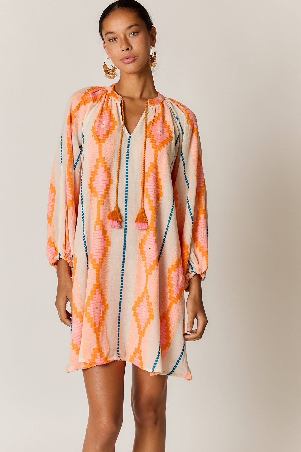 Zeinert Tunic Dress Orange