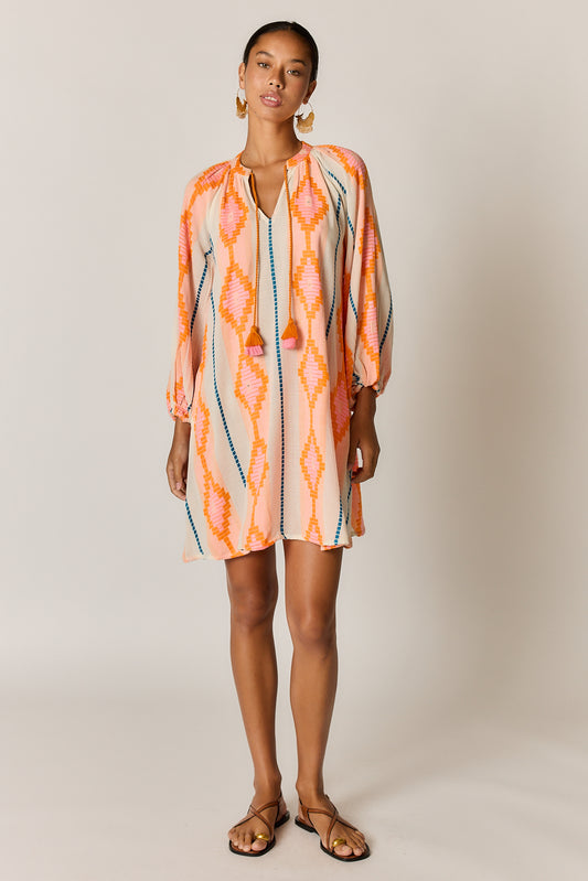 Zeinert Tunic Dress Orange