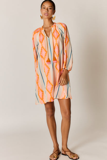 Zeinert Tunic Dress Orange