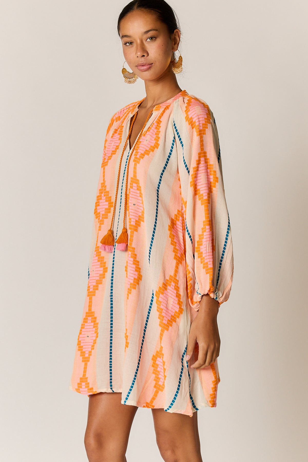 Zeinert Tunic Dress Orange