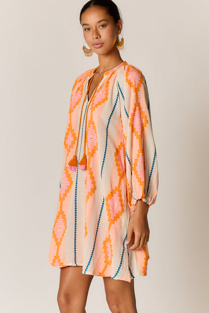 Zeinert Tunic Dress Orange