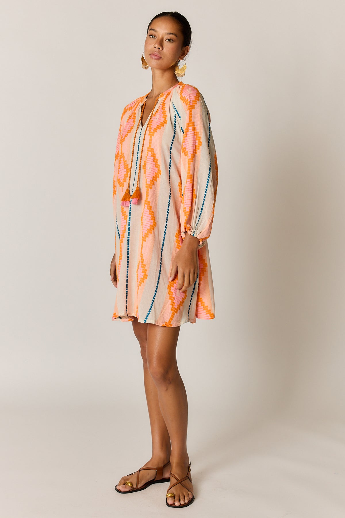Zeinert Tunic Dress Orange